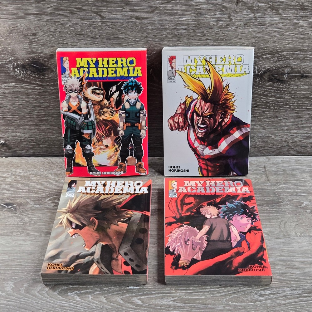 Viz Media My Hero Academia Manga Lot Vols 7 10‎ 11 13 Kohei Horikoshi English